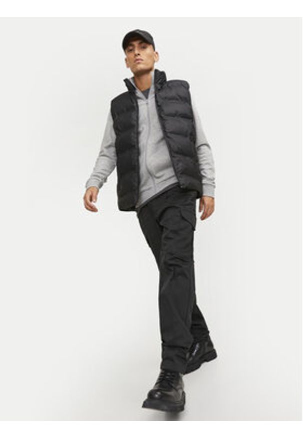 Jack & Jones Spodnie materiałowe Bill 12247358 Czarny Tapered Fit. Kolor: czarny. Materiał: syntetyk