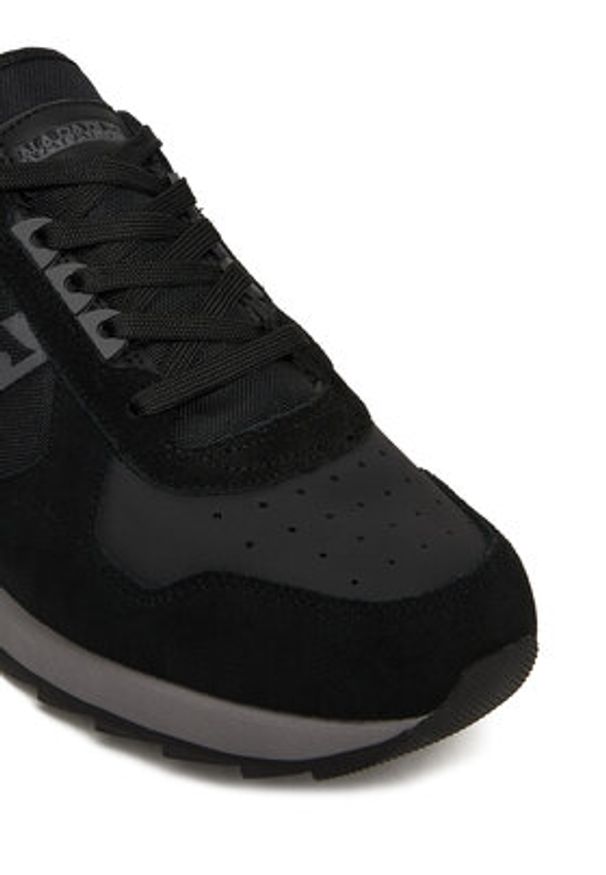 Napapijri Sneakersy Stab NP0A88XI Czarny. Kolor: czarny. Materiał: zamsz, skóra