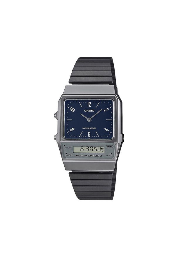 Casio Zegarek Vintage Edgy AQ-800EB-2AEF Czarny. Kolor: czarny. Styl: vintage