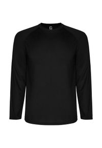 ROLY - Dziecięca/niemowlęca Koszulka Sportowa Montecarlo Z Długim Rękawem. Kolor: czarny. Długość rękawa: długi rękaw. Długość: długie. Sport: turystyka piesza #1