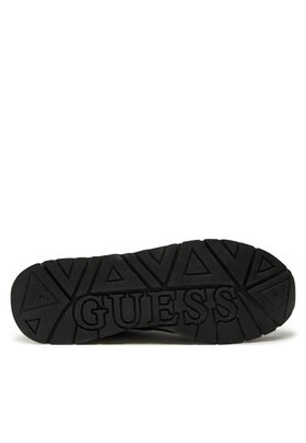 Guess Sneakersy Tresa FMPALC ELE12 Czarny. Kolor: czarny. Materiał: skóra
