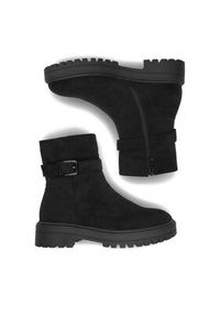 DeeZee Botki HX22020-2 Czarny. Kolor: czarny. Materiał: materiał #2