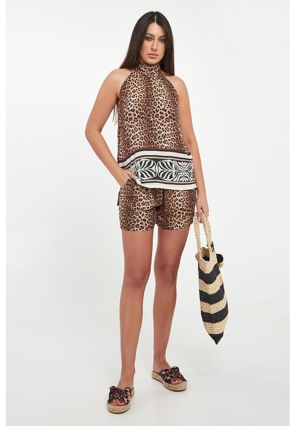 Liu Jo - Top damski z motywem zwierzęcym LIU JO. Wzór: motyw zwierzęcy