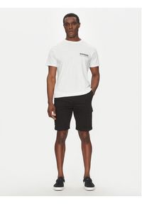 Quiksilver T-Shirt EQYZT08095 Biały Regular Fit. Kolor: biały. Materiał: bawełna