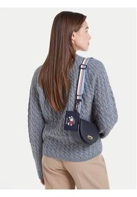 TOMMY HILFIGER - Tommy Hilfiger Torebka AW0AW16193 Granatowy. Kolor: niebieski. Materiał: skórzane #4