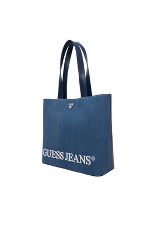 Guess Jeans Torebka CWBEO-GUESS-B-010-09 Granatowy. Kolor: niebieski