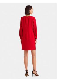Lauren Ralph Lauren Sukienka codzienna 250919769002 Czerwony Regular Fit. Okazja: na co dzień. Kolor: czerwony. Materiał: syntetyk. Typ sukienki: proste. Styl: casual