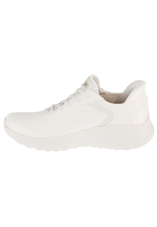 skechers - Buty sportowe Sneakersy damskie, Slip-Ins: Sport Squad Chaos - Current Muse. Kolor: szary. Materiał: materiał, syntetyk. Model: Skechers Sport. Sport: turystyka piesza
