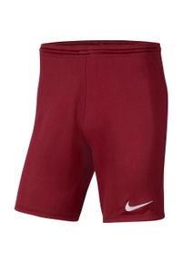 Spodenki piłkarskie męskie Nike Dry Park III treningowe szybkoschnące Dri Fit. Kolor: czerwony. Technologia: Dri-Fit (Nike). Sport: piłka nożna #1