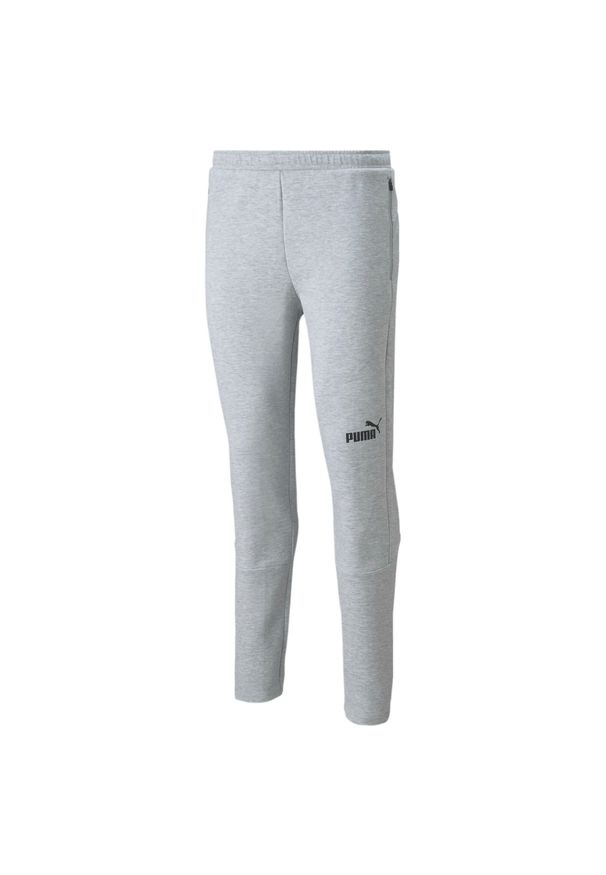 Spodnie męskie Puma Teamfinal Casuals Pants. Kolor: wielokolorowy, szary, czarny. Materiał: materiał, syntetyk. Sport: piłka nożna