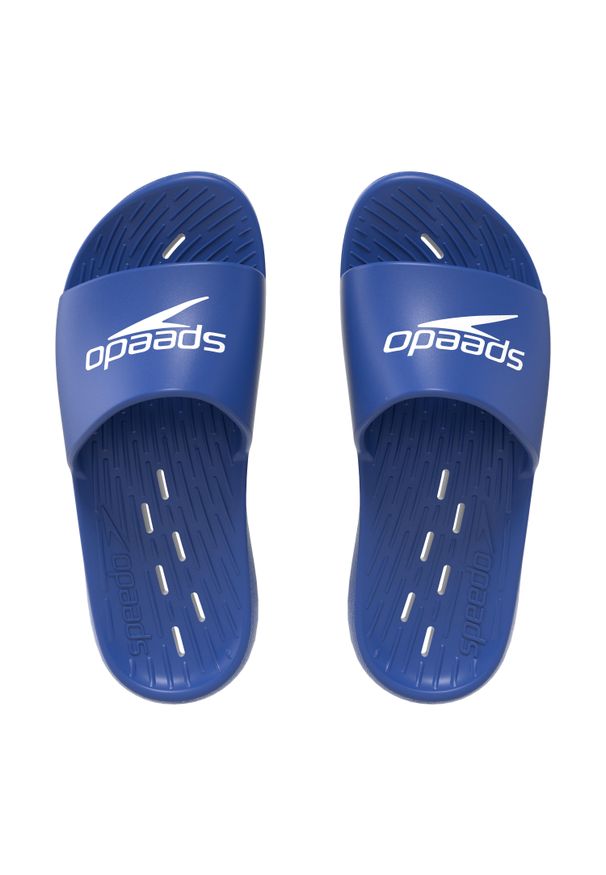 Klapki basenowe antypoślizgowe męskie Speedo Slide. Kolor: niebieski