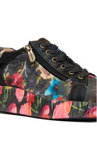 Laura Vita Sneakersy Nikito 04 Czarny. Kolor: czarny. Materiał: materiał #4