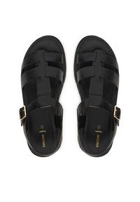 Geox Sandały Adacter S B D670NA 00043 C9999 Czarny. Kolor: czarny. Materiał: skóra #5
