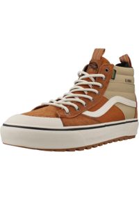 Tenisówki Vans Model Mte Sk8-hi Waterproof Kolor Brązowy. Kolor: brązowy. Materiał: tkanina, skóra