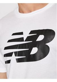 New Balance T-Shirt Classics Tee MT03919 Biały Athletic Fit. Kolor: biały. Materiał: bawełna #3