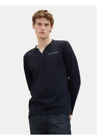 Tom Tailor Longsleeve 1040908 Granatowy Regular Fit. Kolor: niebieski. Materiał: bawełna. Długość rękawa: długi rękaw #6