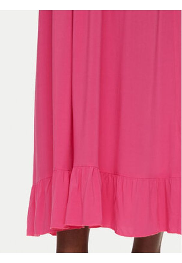 YSABEL MORA - Ysabel Mora Sukienka letnia 86167 Różowy Regular Fit. Kolor: różowy. Materiał: wiskoza. Sezon: lato