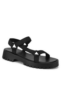 Jenny Fairy Sandały JD23-0417-56 Czarny. Kolor: czarny. Materiał: materiał #5