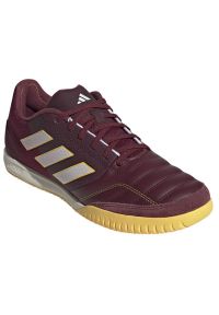 Adidas - Buty piłkarskie adidas Top Sala Competition In IE7549 czerwone. Zapięcie: sznurówki. Kolor: czerwony. Materiał: skóra, syntetyk, guma. Sport: piłka nożna