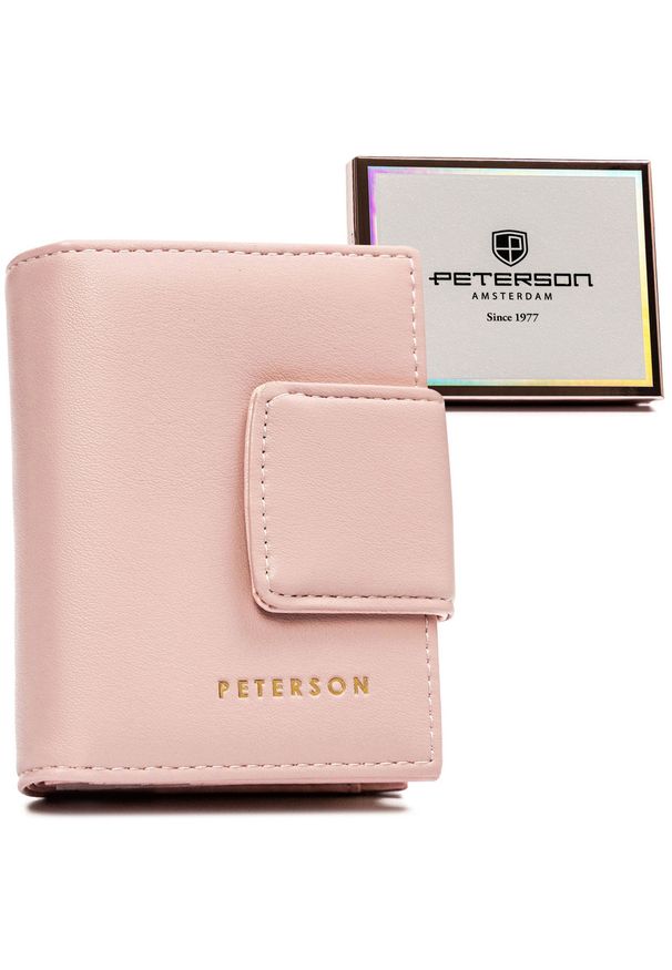 Portfel damski Peterson PTN 42329-F8 j. różowy. Kolor: różowy