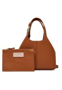 Coccinelle Torebka E1 SHA 58 01 01 Brązowy. Kolor: brązowy. Materiał: skórzane