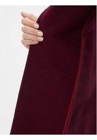 MAX&Co. Płaszcz wełniany Longrun 70140423 Bordowy Regular Fit. Kolor: czerwony. Materiał: wełna #6