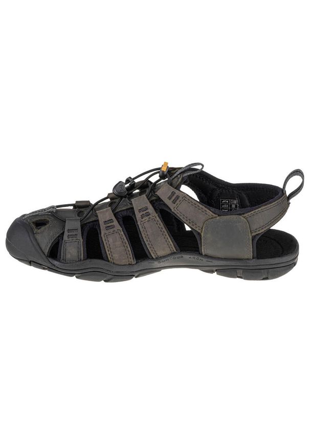 keen - Buty trekkingowe męskie Keen Clearwater Cnx. Zapięcie: bez zapięcia. Kolor: wielokolorowy, czarny, szary. Materiał: materiał, skóra, syntetyk