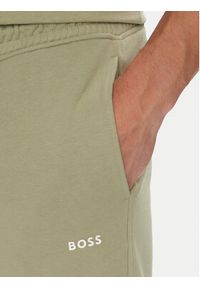 BOSS Spodnie dresowe Sechup 50533392 Zielony Regular Fit. Kolor: zielony. Materiał: bawełna #3
