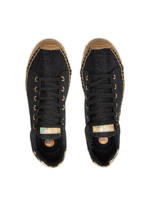 Replay Espadryle GWF22 .000.C0024S Czarny. Kolor: czarny. Materiał: skóra