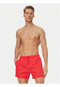 EA7 Emporio Armani Szorty kąpielowe 7M001677 AF13019 M4093 Czerwony Regular Fit. Kolor: czerwony. Materiał: syntetyk #3