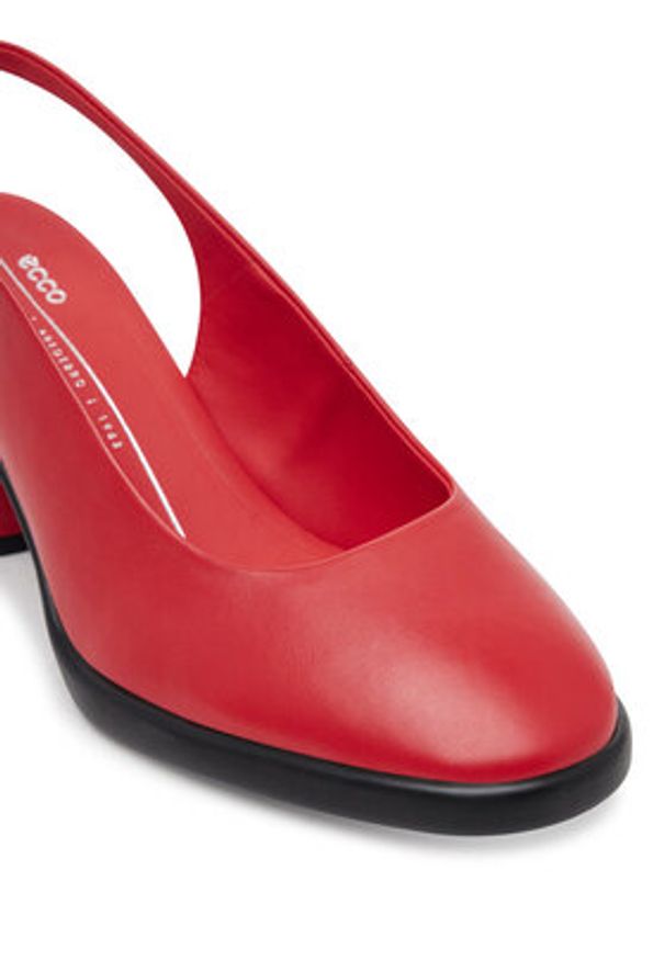 ecco - ECCO Sandały Sculpted Lx 55 22271301294 Czerwony. Kolor: czerwony. Materiał: skóra