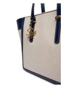 TOMMY HILFIGER - Tommy Hilfiger Torebka Th Script Tote Canvas AW0AW18829 Kremowy. Kolor: kremowy #5