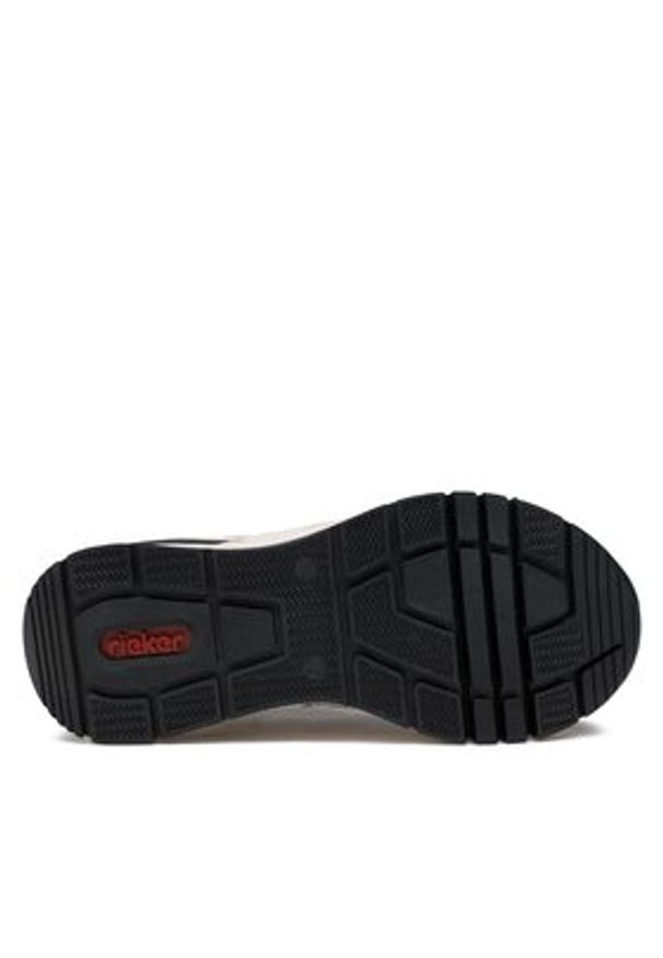 Rieker Botki M6630-60 Szary. Kolor: szary. Materiał: zamsz, skóra