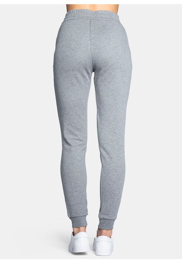 Spodnie dresowe damskie szare Armani Exchange 8NYPCX YJ68Z 3930. Kolor: szary. Materiał: dresówka