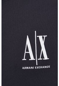Armani Exchange - T-shirt 8NZTPH.ZJH4Z.NOS. Okazja: na co dzień. Kolor: niebieski. Wzór: nadruk. Styl: casual #4
