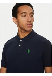 U.S. Polo Assn. Polo MUP3637 Granatowy Regular Fit. Typ kołnierza: polo. Kolor: niebieski. Materiał: bawełna #3