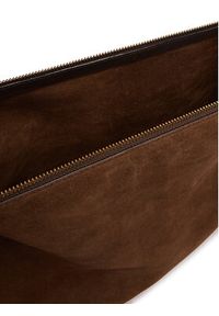 TOMMY HILFIGER - Tommy Hilfiger Torebka Th Statement Leather Bag Suede AW0AW18402 Brązowy. Kolor: brązowy. Materiał: skórzane #4