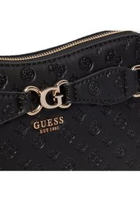 Guess Torebka Arlena Logo (PG) HWPG93 36040 Czarne rodowanie. Kolor: czarny. Materiał: skórzane