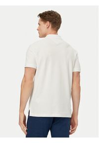 TOMMY HILFIGER - Tommy Hilfiger Polo MW0MW43046 Biały Regular Fit. Typ kołnierza: polo. Kolor: biały. Materiał: bawełna #3