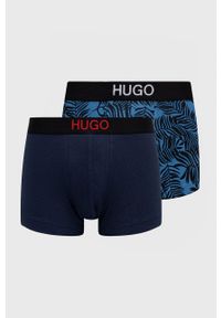 Hugo - Bokserki (2-pack). Kolor: niebieski. Materiał: bawełna #1