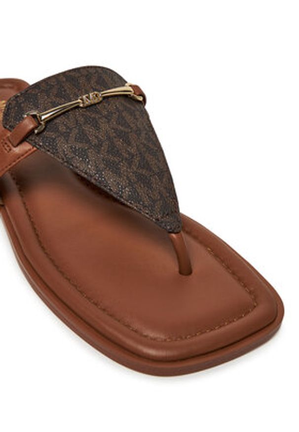MICHAEL Michael Kors Japonki Lena 40R5LEFS2B Brązowy. Kolor: brązowy. Materiał: skóra