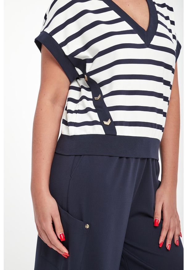 Liu Jo - Bluzka damska w paski LIU JO. Wzór: paski