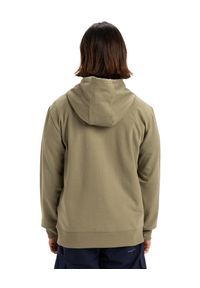 Quiksilver - Bluza na zamek BASIC ZIP Mężczyźni. Kolor: beżowy. Materiał: tkanina, poliester, bawełna