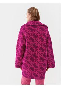 Pinko Płaszcz przejściowy 101573 A116 Różowy Regular Fit. Kolor: różowy. Materiał: syntetyk