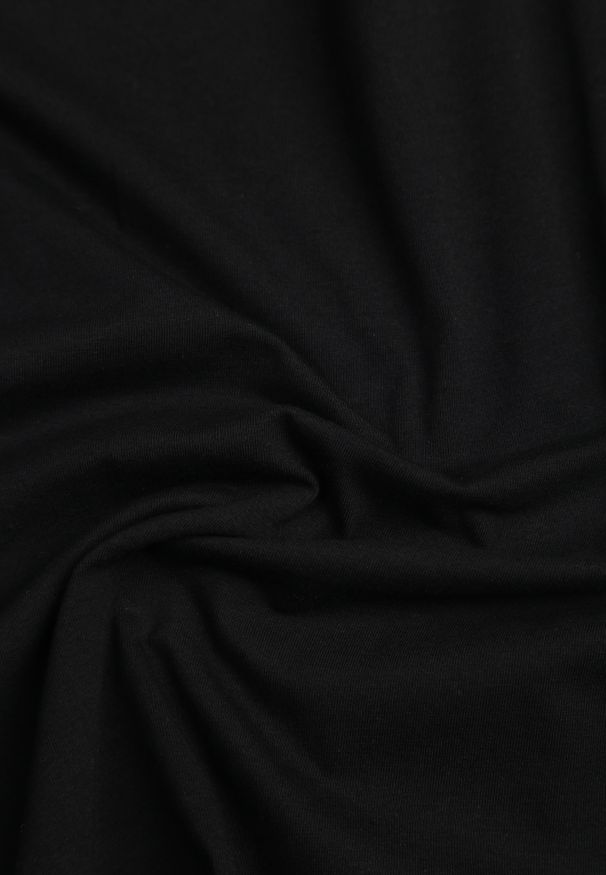 Renee - Czarny T-shirt Basic Oversize z Bawełny Elusis. Okazja: na co dzień. Kolor: czarny. Materiał: bawełna. Styl: elegancki, casual