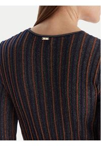 Fracomina Sukienka dzianinowa FS25WD5006K558Q7 Kolorowy Regular Fit. Materiał: syntetyk. Wzór: kolorowy #2