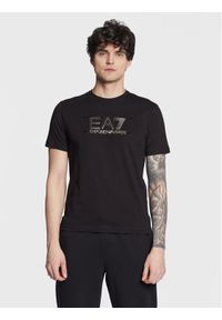 EA7 Emporio Armani T-Shirt 3RPT20 PJM9Z 1200 Czarny Regular Fit. Kolor: czarny. Materiał: bawełna #1
