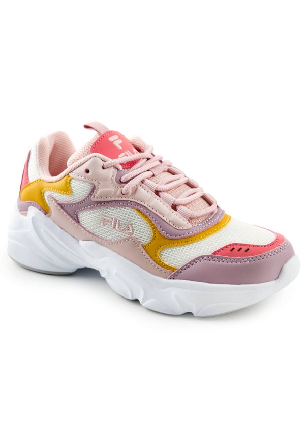 Buty do chodzenia damskie Fila Collene. Kolor: biały, fioletowy, wielokolorowy. Sport: turystyka piesza