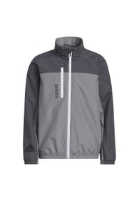 Adidas - Provisional Golf Jacket. Typ kołnierza: golf. Kolor: szary. Materiał: materiał. Sport: golf