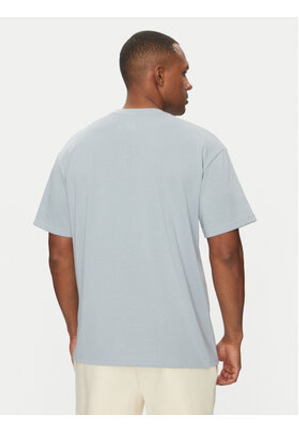 Under Armour T-Shirt Heavyweight Varsity 1390179 Błękitny Oversize. Kolor: niebieski. Materiał: bawełna